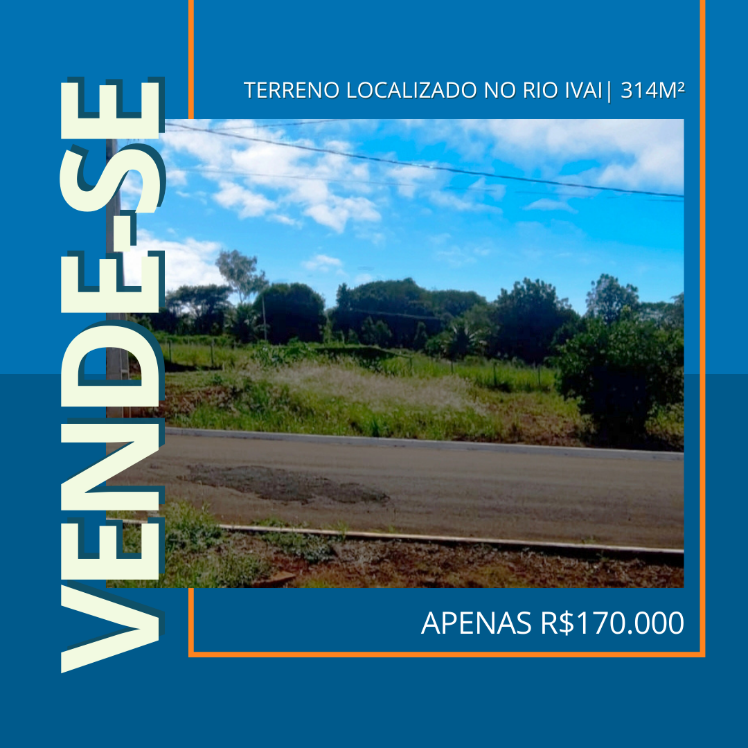 Terreno localizado no Rio Ivaí📍