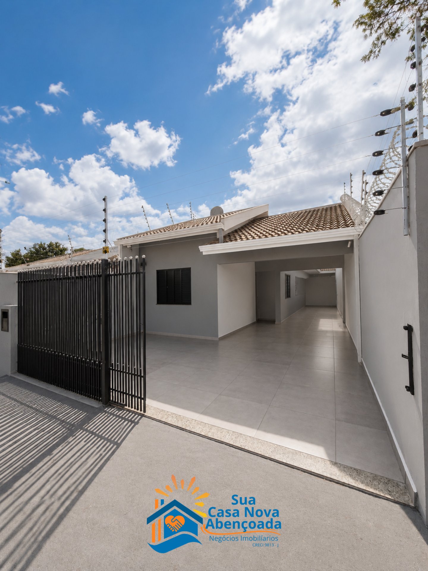 Jd. Atami com 3 quartos e espaço lateral📍